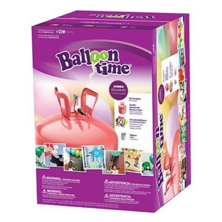 Helium Tank Kit Jumbo -  BALLOON TIME, 347141
